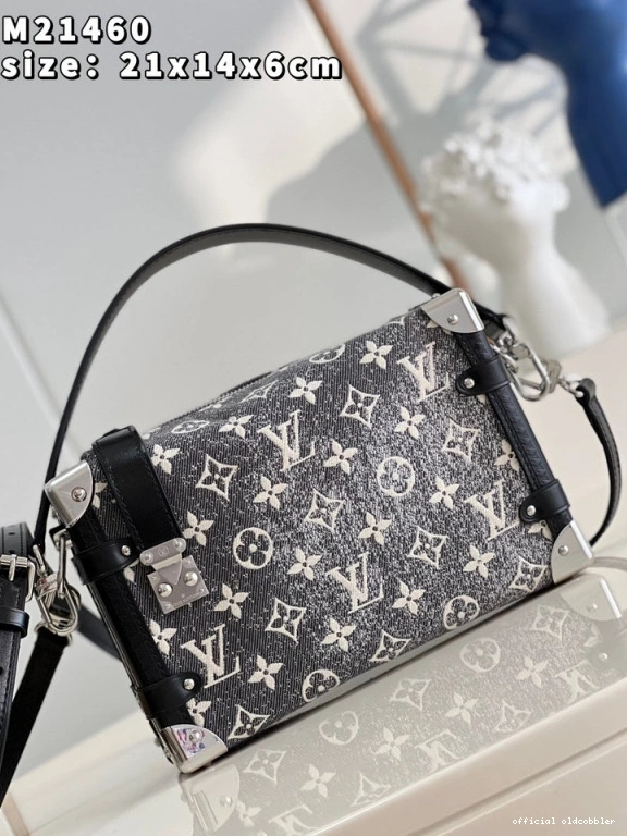 Official oldcobbler VUITTON TRUNK SIDE MM LOUIS 0729